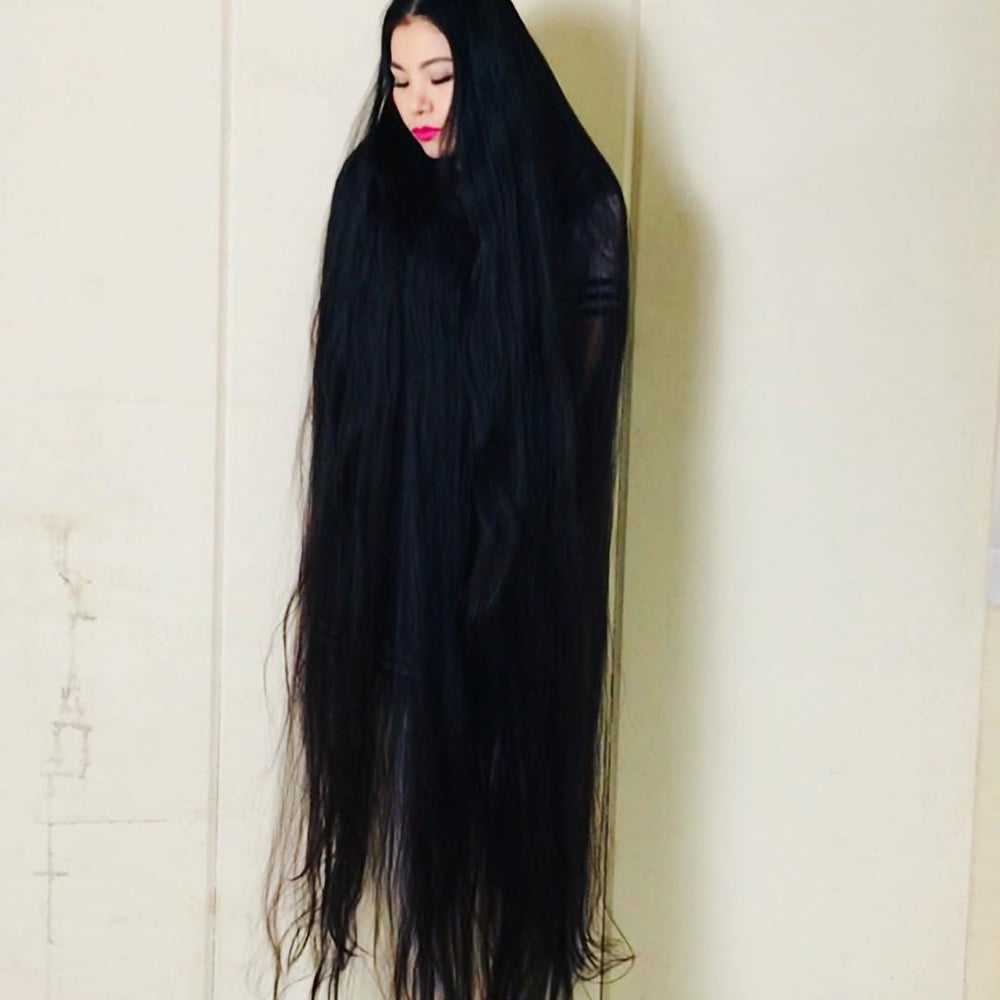 Asian Very Long Hair Girl #95593938