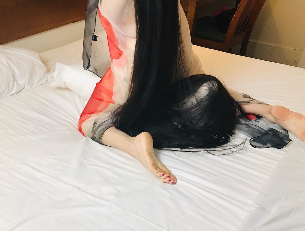 Asian Very Long Hair Girl #95593949