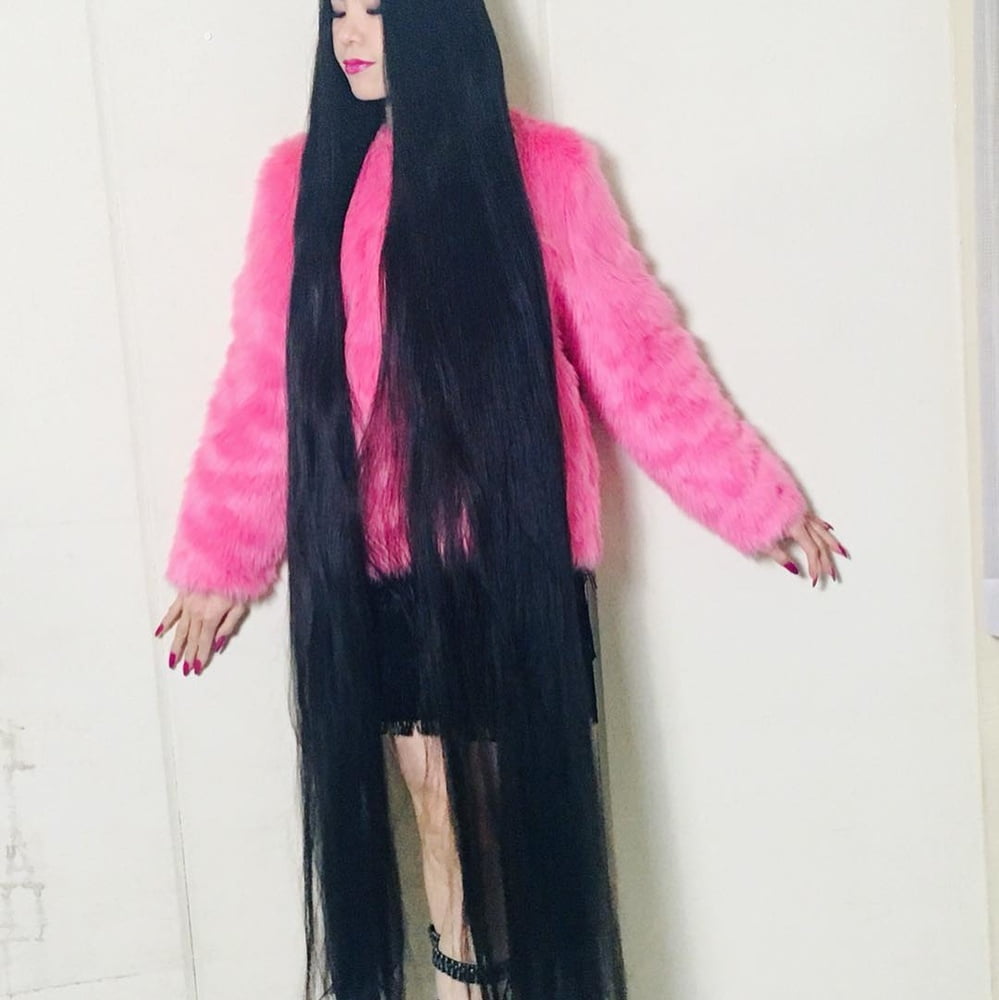 Asian Very Long Hair Girl #95593960