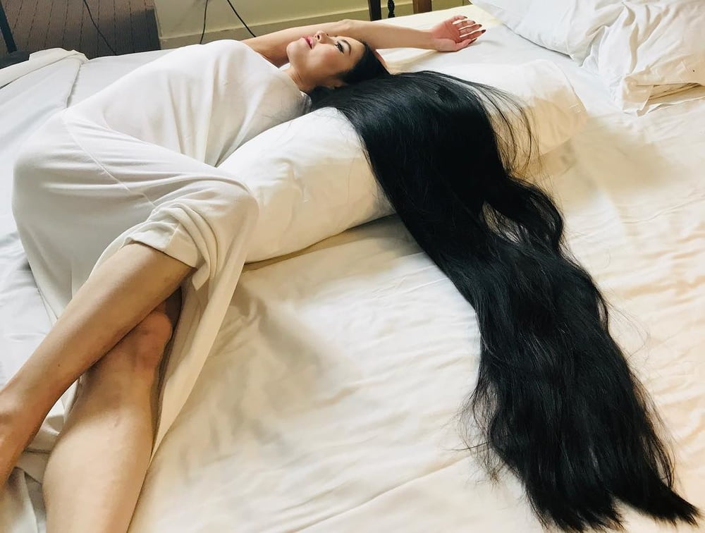 Asian Very Long Hair Girl #95593978