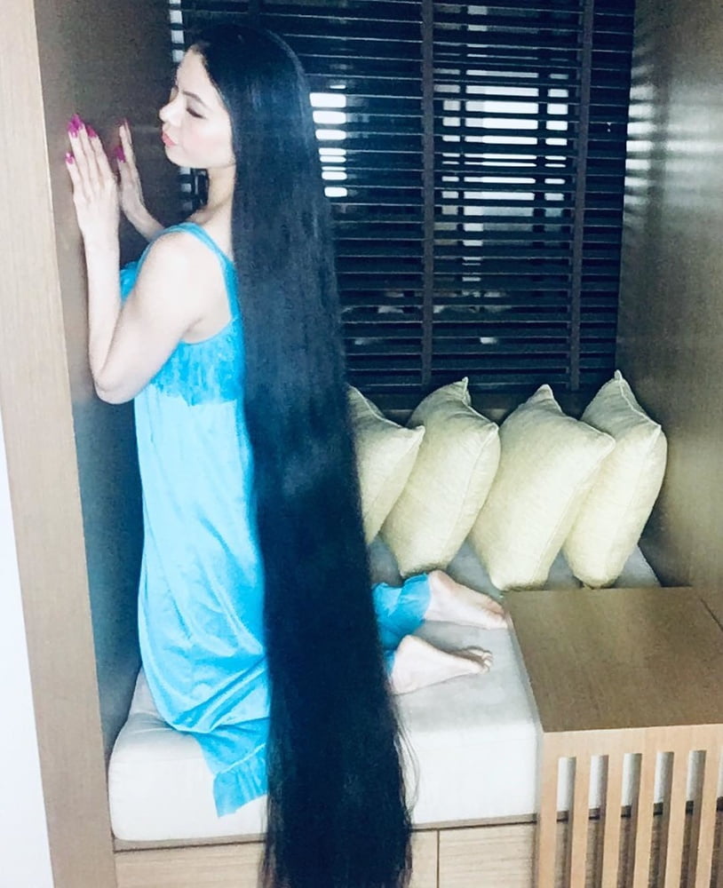 Asian Very Long Hair Girl #95593995