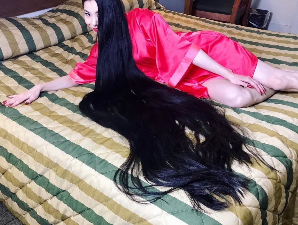 Asian Very Long Hair Girl #95593997