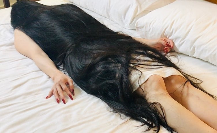 Asian Very Long Hair Girl #95594003