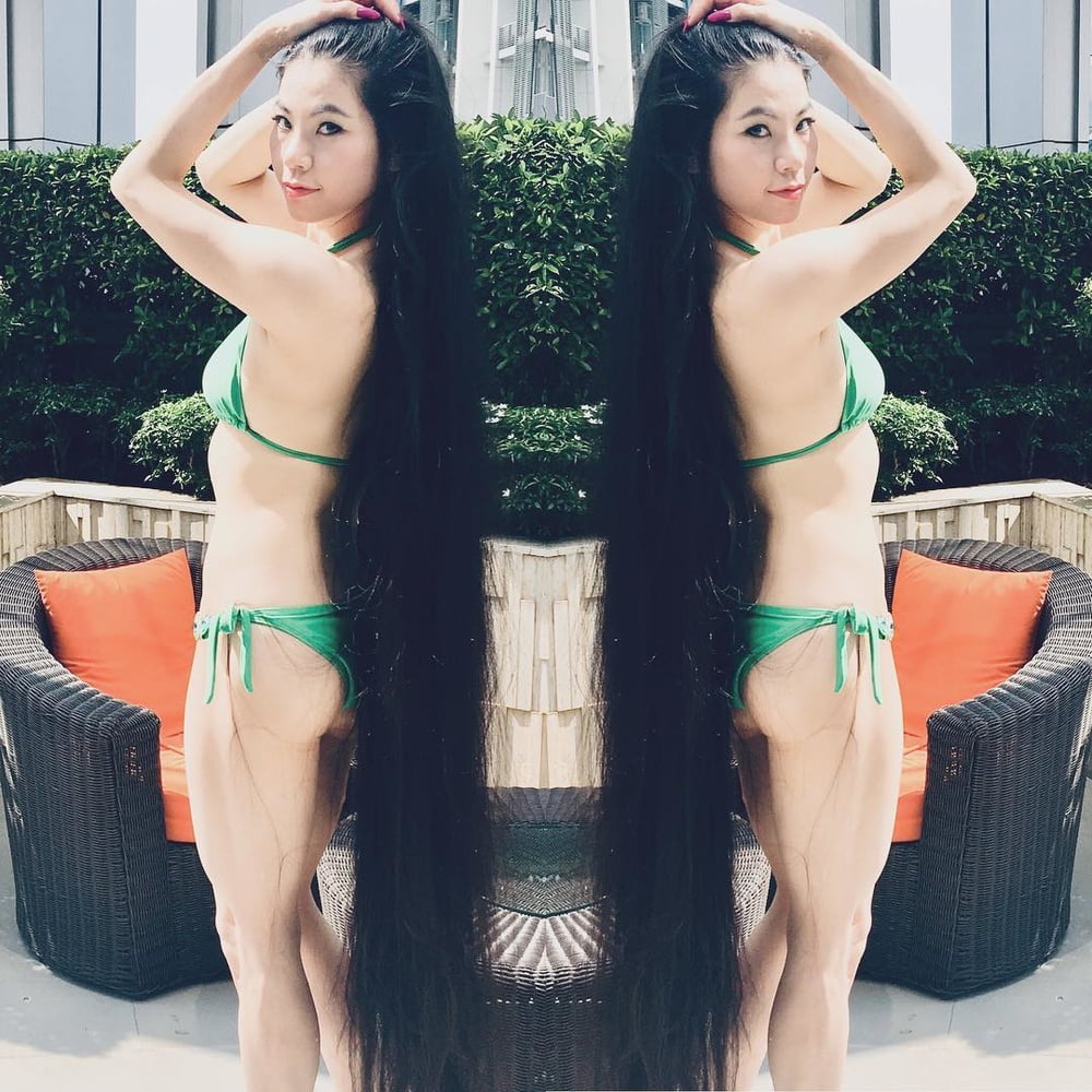 Asian Very Long Hair Girl #95594007