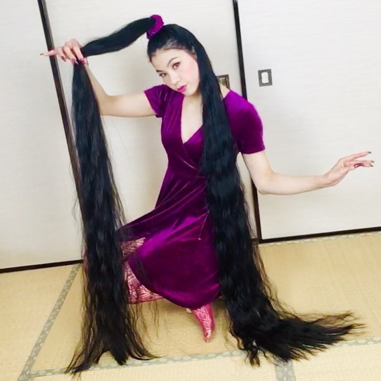 Asian Very Long Hair Girl #95594011