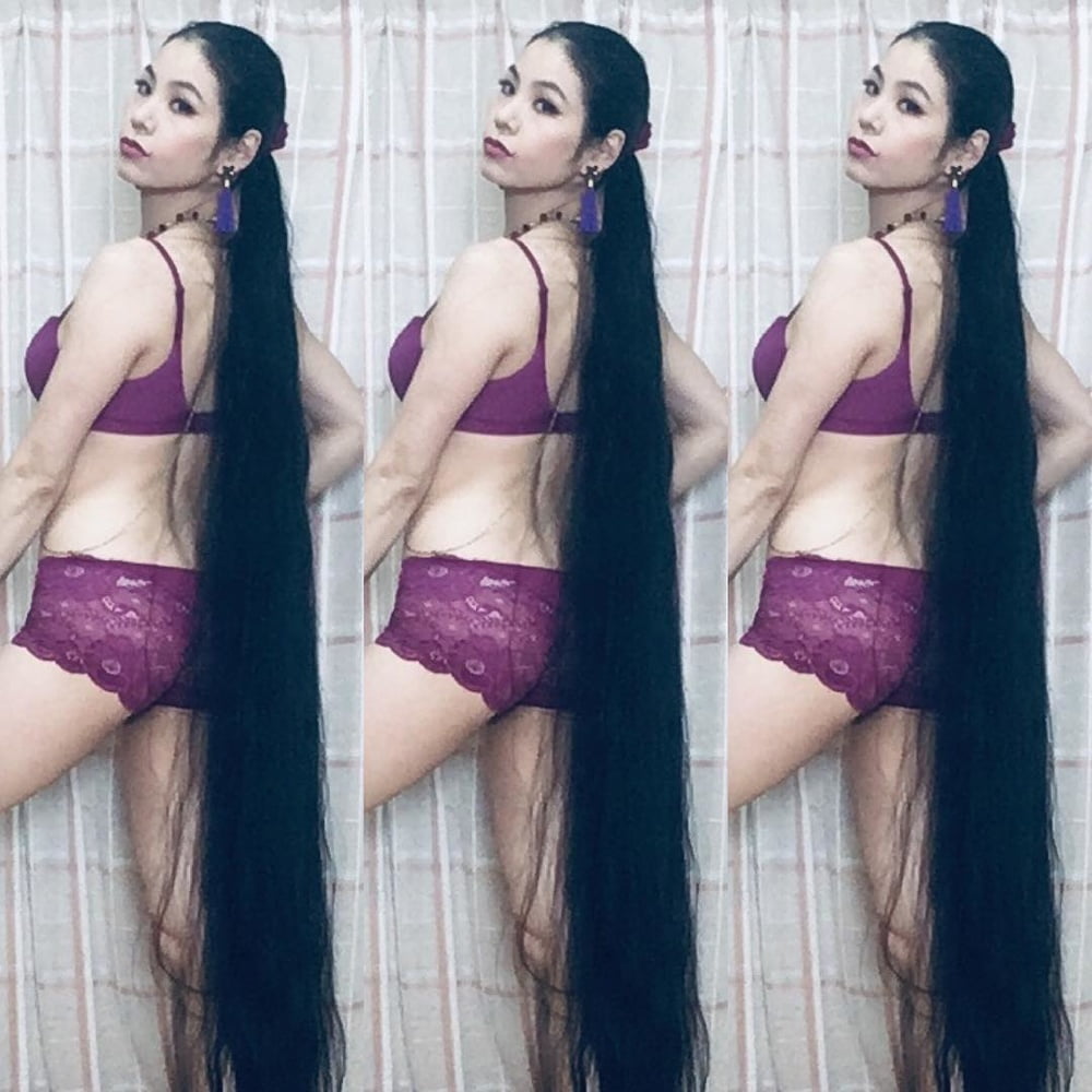 Asian Very Long Hair Girl #95594043