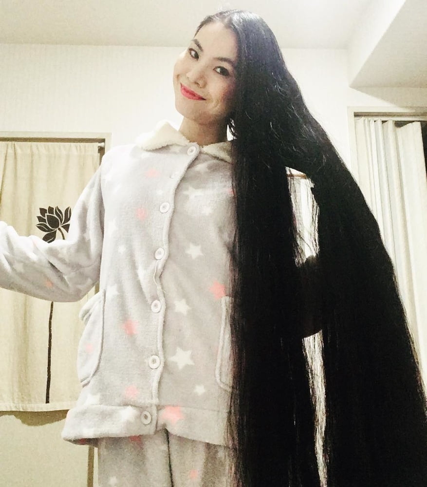 Asian Very Long Hair Girl #95594051