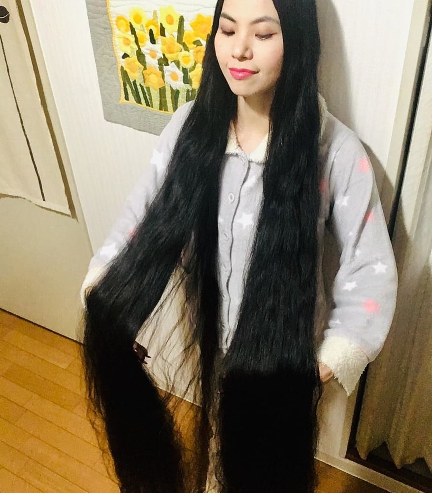 Asian Very Long Hair Girl #95594053