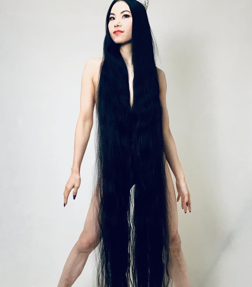 Asian Very Long Hair Girl #95594067