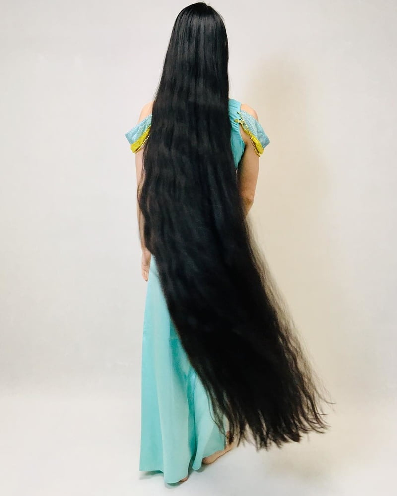 Asian Very Long Hair Girl #95594084