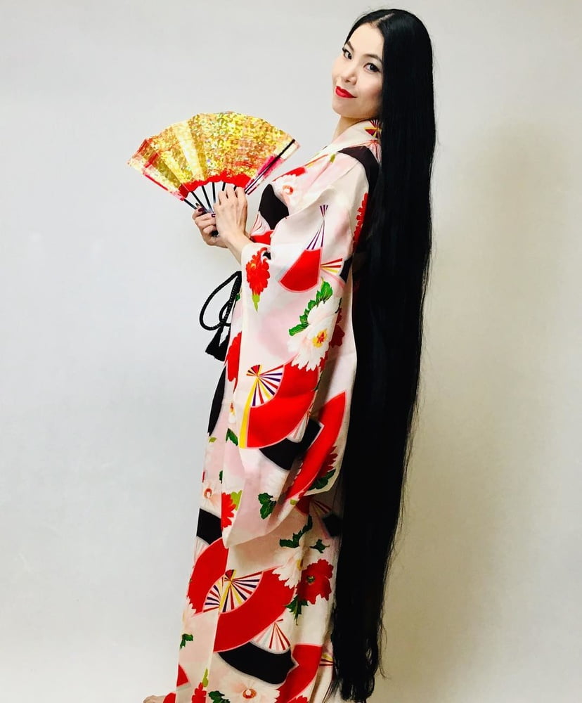 Asian Very Long Hair Girl #95594089