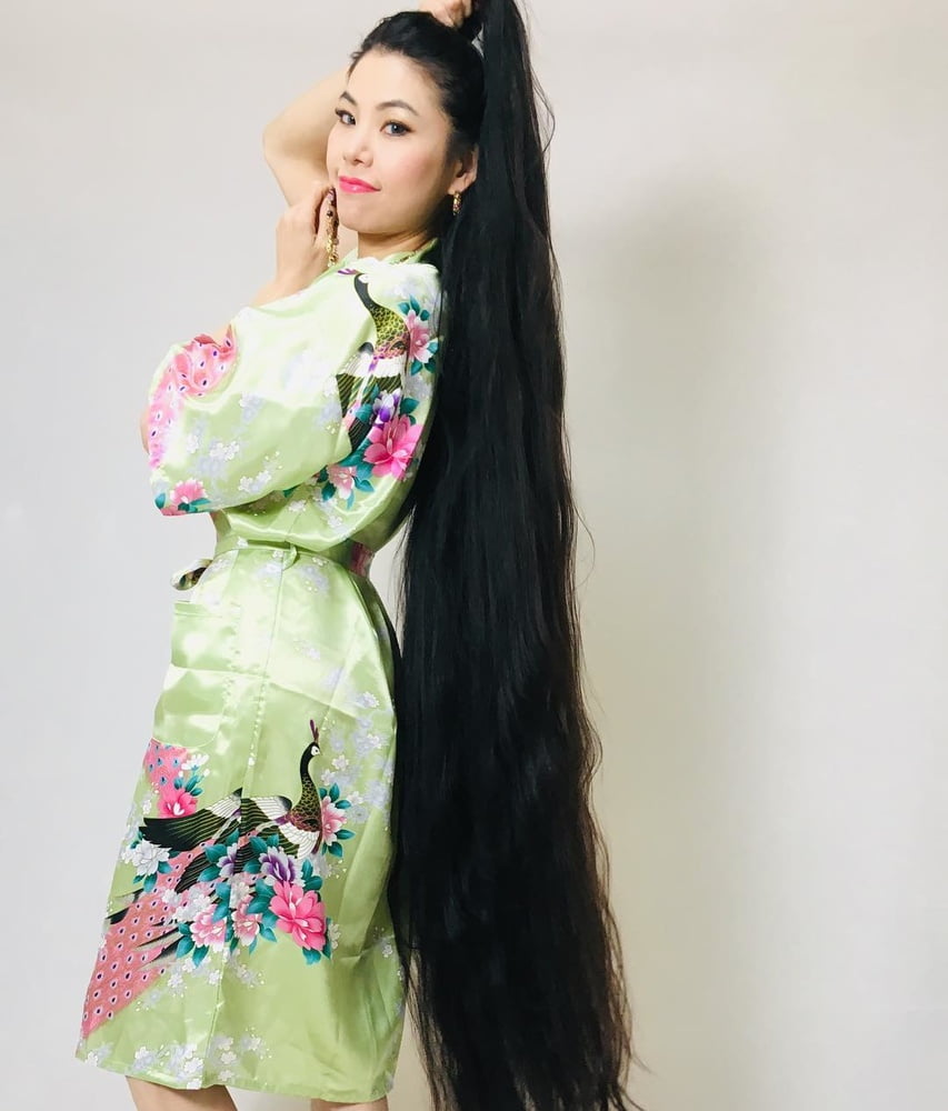 Asian Very Long Hair Girl #95594091