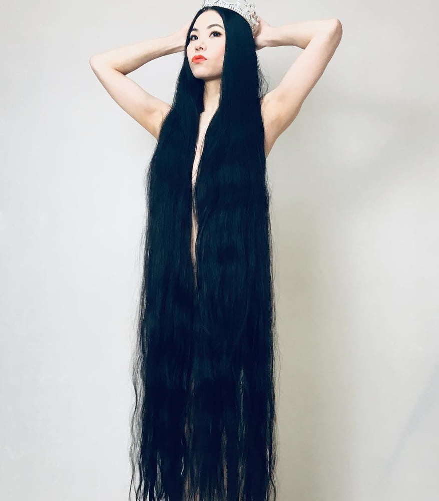 Asian Very Long Hair Girl #95594112