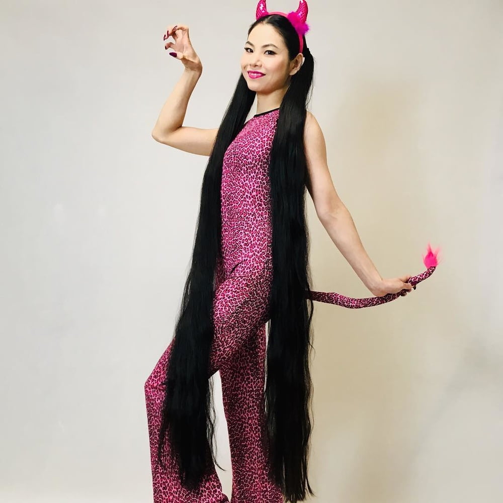 Asian Very Long Hair Girl #95594114