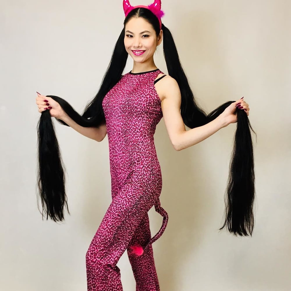 Asian Very Long Hair Girl #95594125