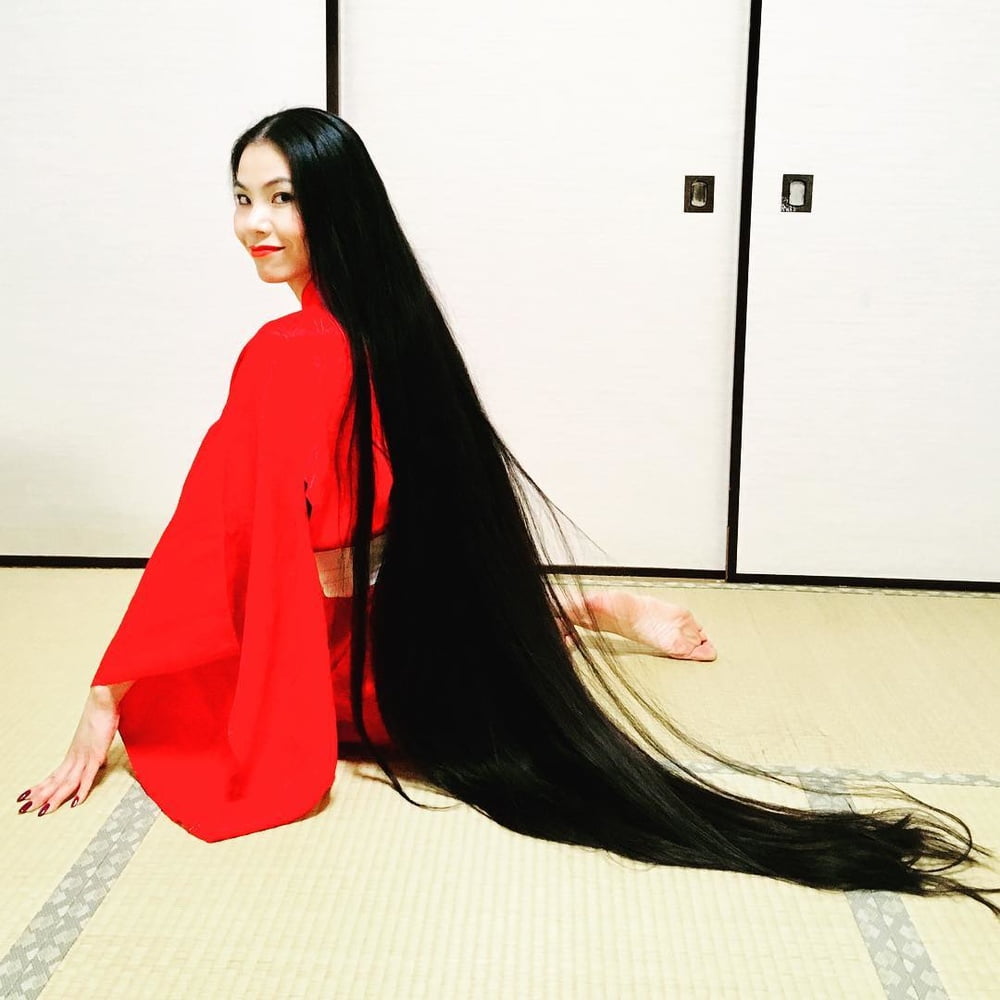 Asian Very Long Hair Girl #95594127