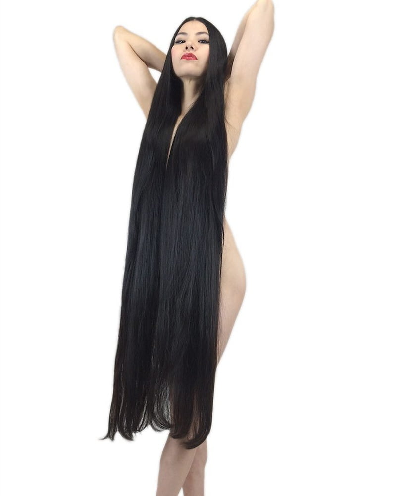 Asian Very Long Hair Girl #95594130