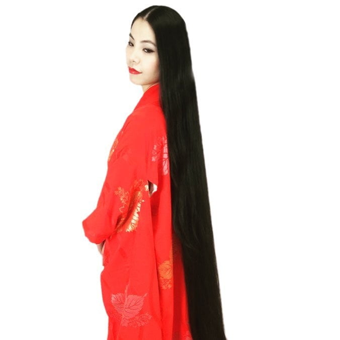 Asian Very Long Hair Girl #95594140