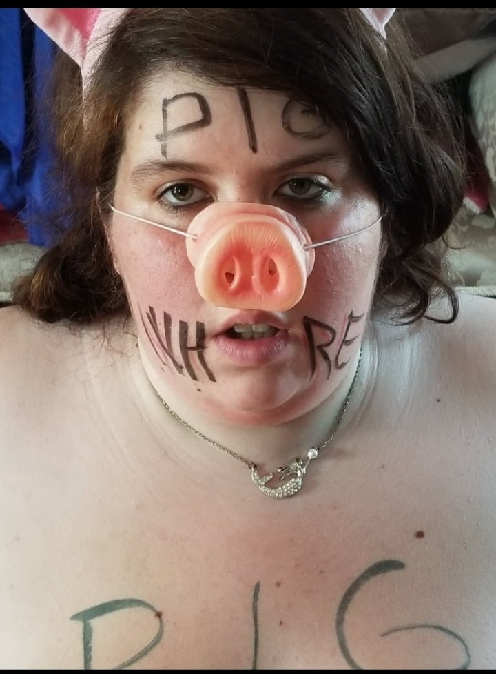 Fat retarded pig #92792906