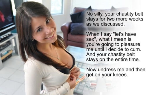 Chastity captions 41
 #102697050