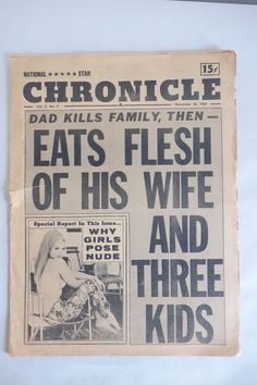 Vintage Headlines &amp; Tabloids #100292723