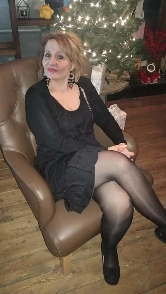 Mature and granny in black stockings #99559860