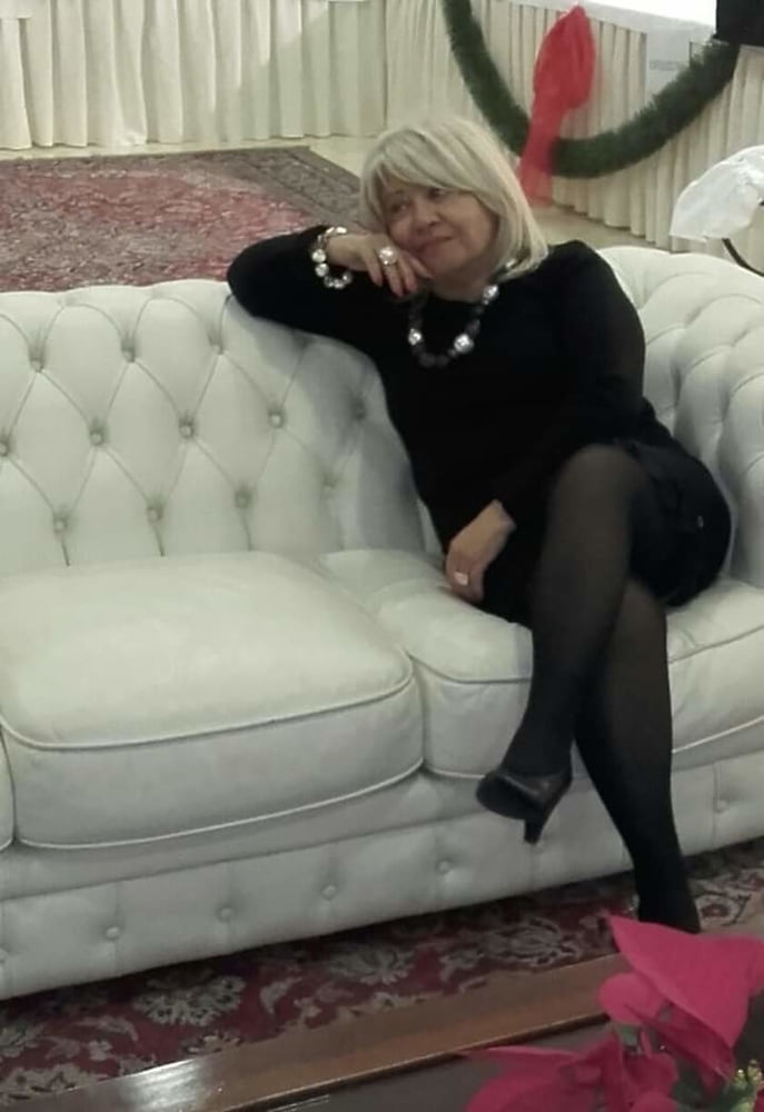Mature and granny in black stockings #99559869