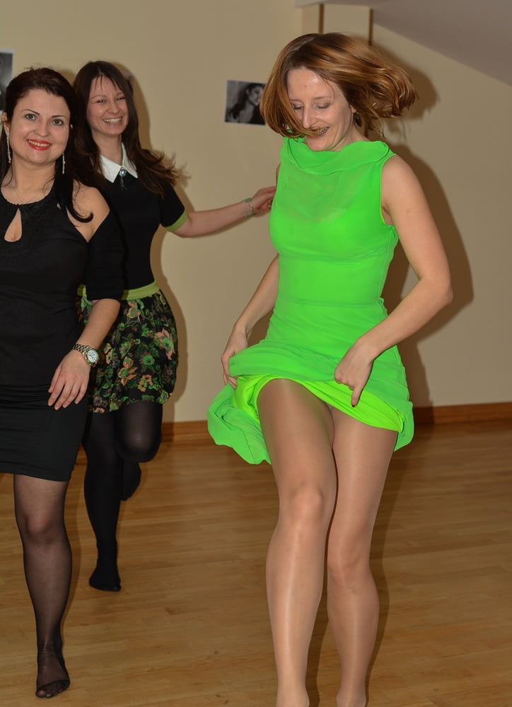 Katya and Friends Party in Pantyhose #95303747
