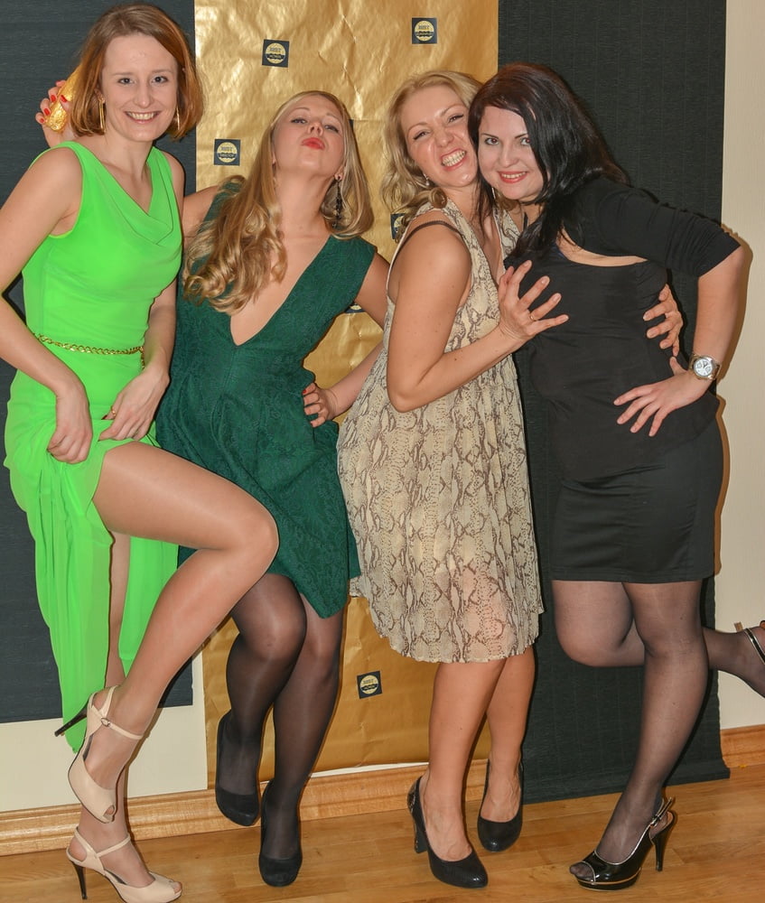 Katya and Friends Party in Pantyhose #95303819