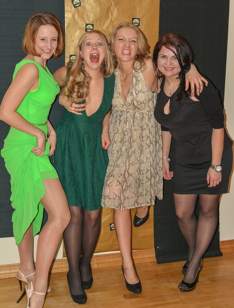 Katya and Friends Party in Pantyhose #95303821