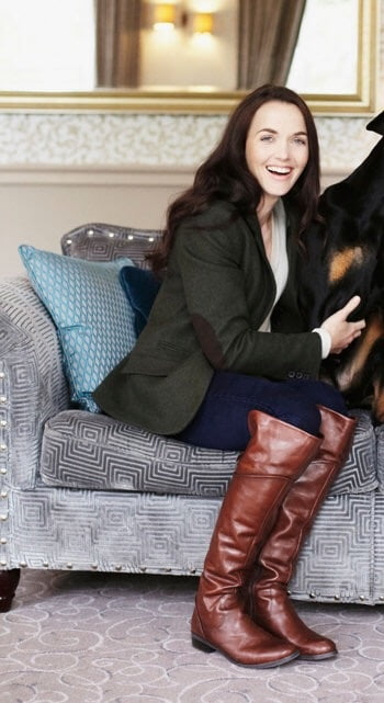 Female Celebrity Boots &amp; Leather - Victoria Pendleton #97671535