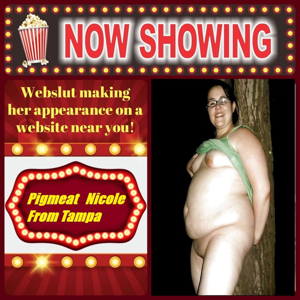 FuckSlag Fat Bi Pig Slave Nicole Cunt from Tampa Florida USA #96359670