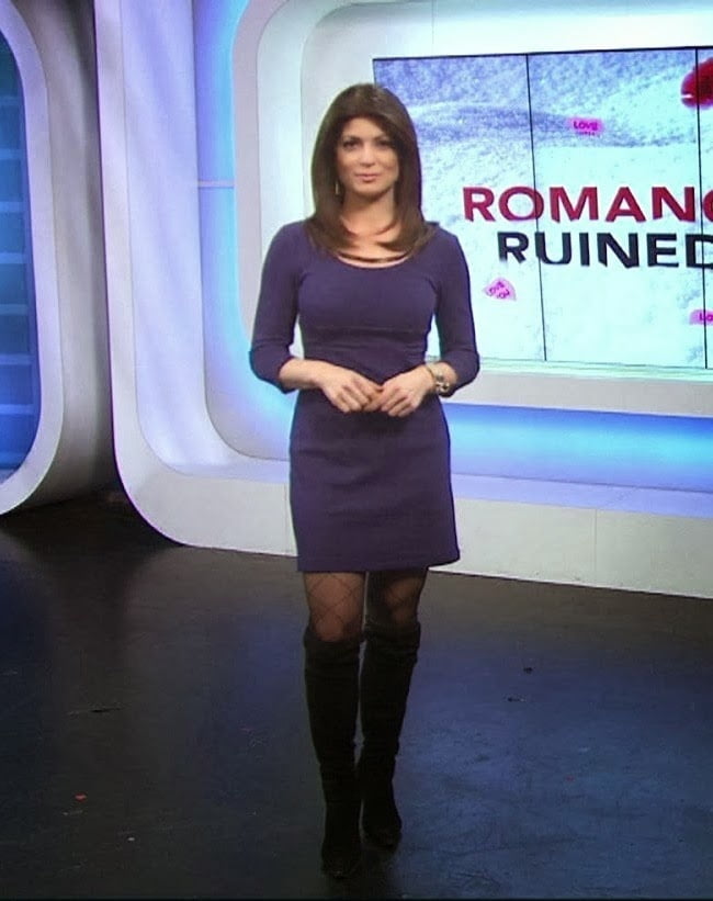 Female Celebrity Boots &amp; Leather - Tamsen Fadal #99978815
