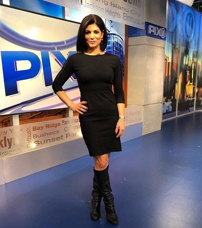 Female Celebrity Boots &amp; Leather - Tamsen Fadal #99978818