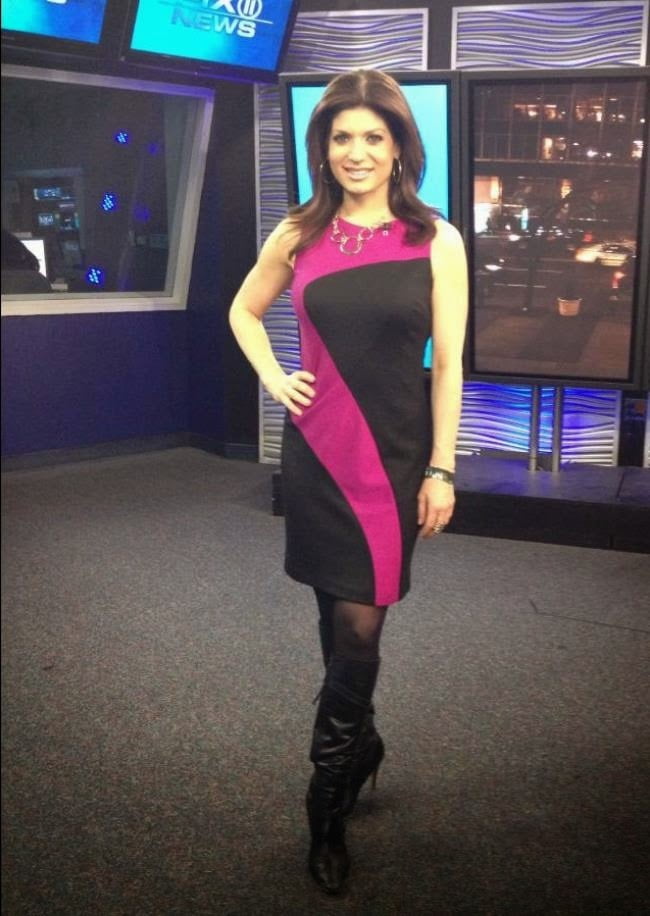 Female Celebrity Boots &amp; Leather - Tamsen Fadal #99978830