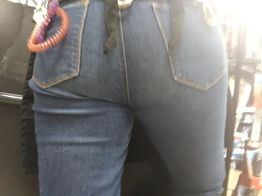 Milf ass booty jeans #97836883