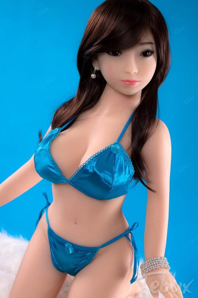 Asian brunette sex doll with big boobs and brown hair #88445448