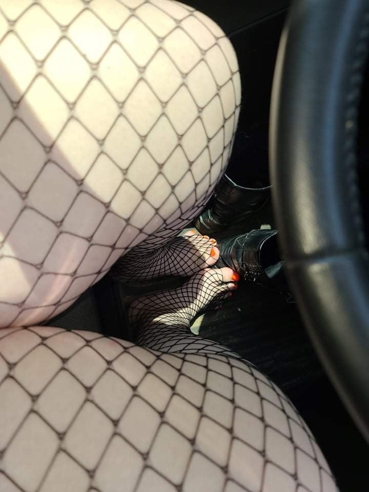 Feet in the car #106695296