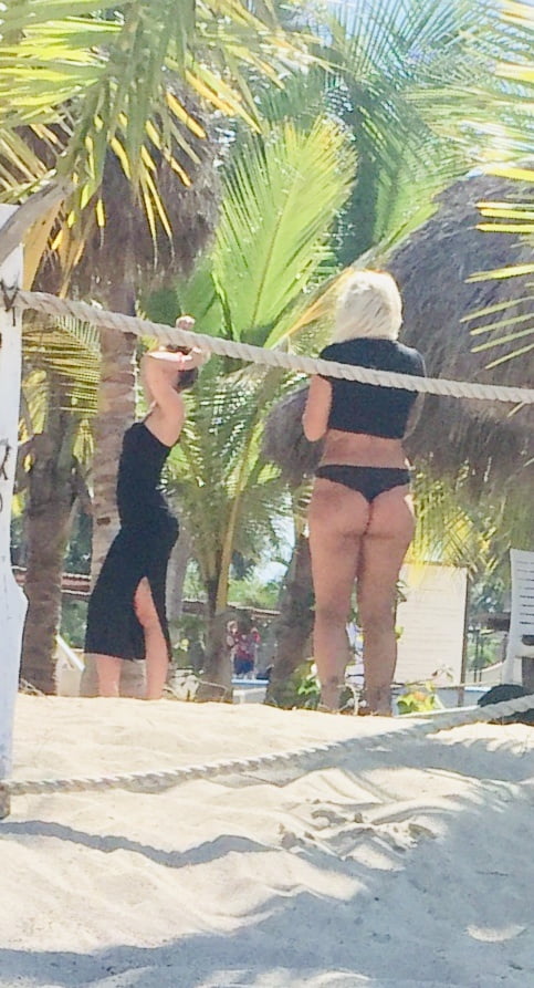 Thong Crossover at the Beach #102716327