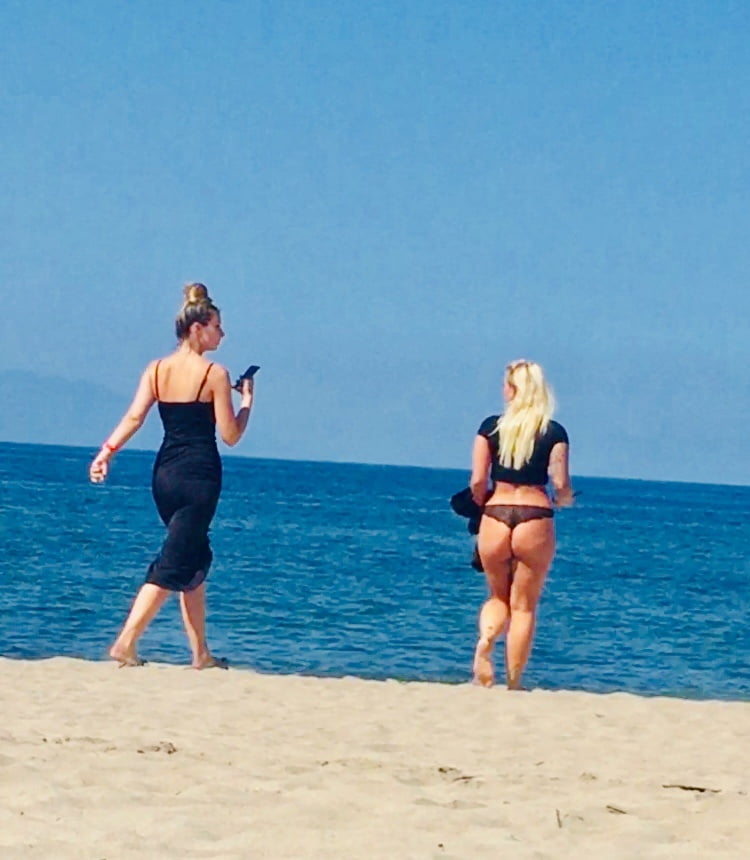 Thong Crossover at the Beach #102716357