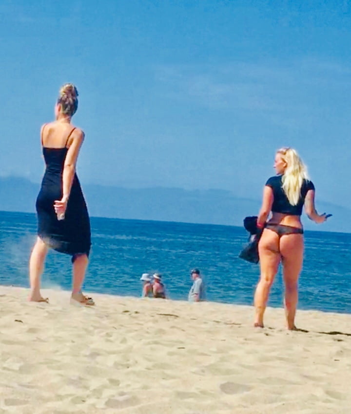 Thong Crossover at the Beach #102716363