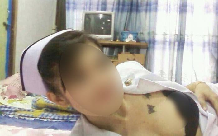 Sexy heiße Krankenschwester Arzt oder Patient in meinem Krankenhaus
 #95377013