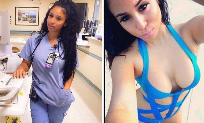 Sexy infermiera calda dottore o paziente nel mio ospedale
 #95377101