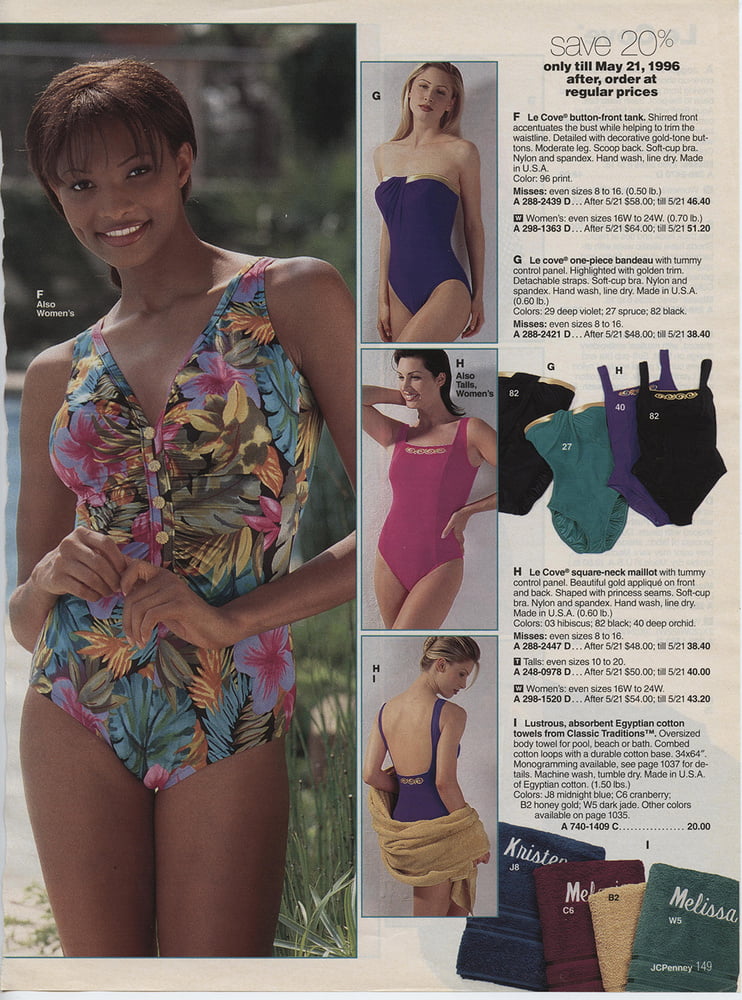 Scans du catalogue de lingerie printemps-été 1996 de jc penney
 #80380636