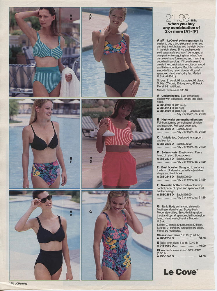 Spring &amp; Summer 1996 JC Penney Lingerie Catalog Scans #80380645