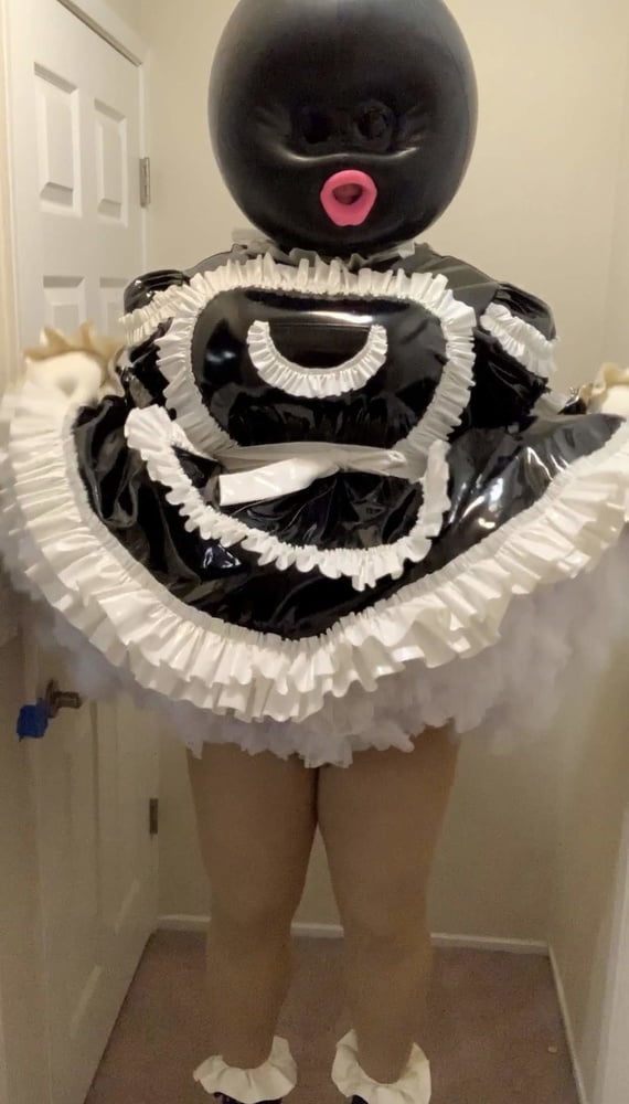 Black Ballhood Frilly Maid #81026044