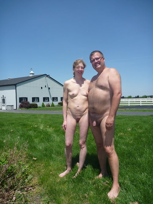 Happy nudist couple #105586985