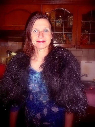 Sexy Woman In Fur #96593201