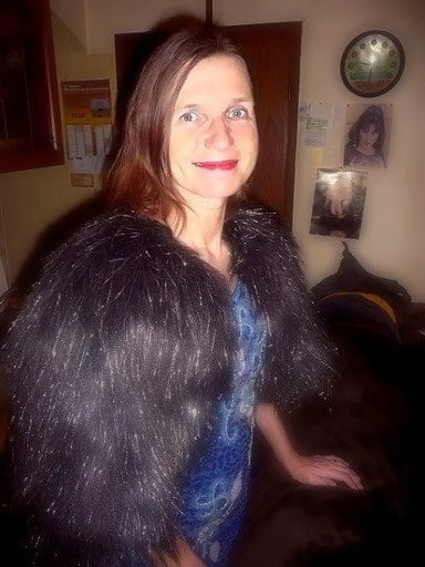 Sexy Woman In Fur #96593203