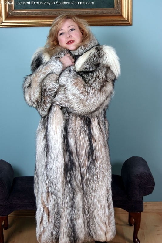 Sexy Woman In Fur #96593228